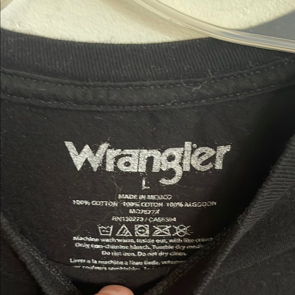 Wrangler Black and Pink Graphic T-Shirt - Picture 3 of 4